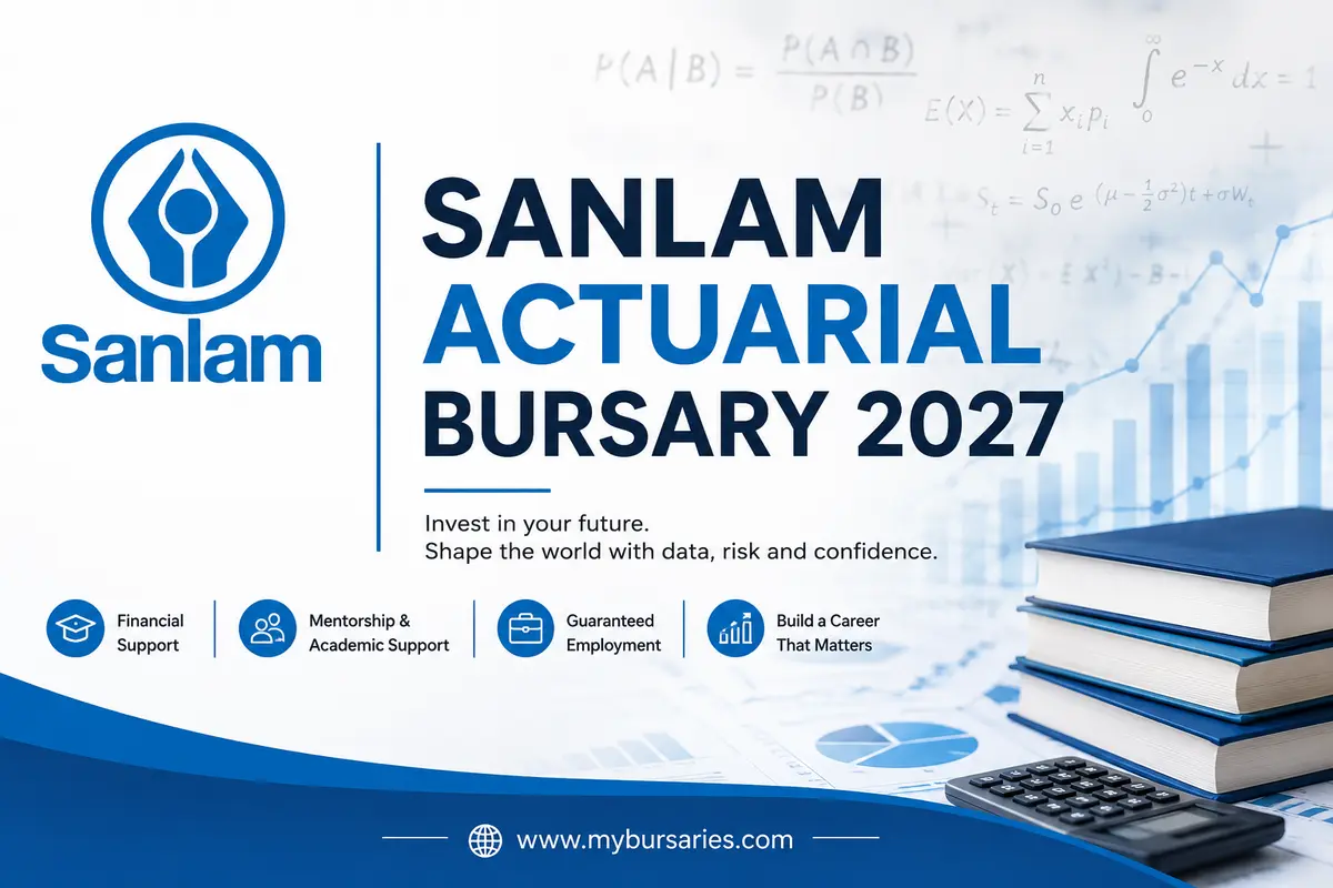 Sanlam Actuarial Bursary 2027 funding opportunity for South African students pursuing actuarial science